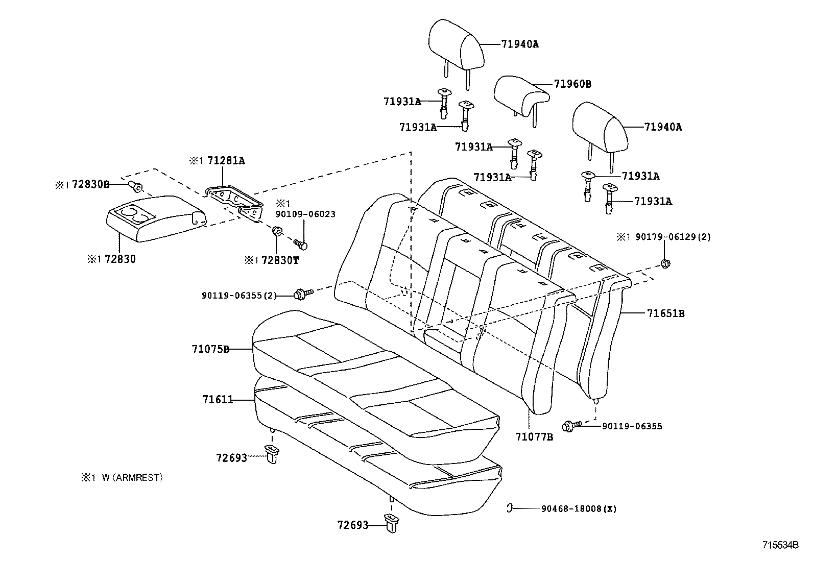 REAR SEAT & SEAT TRACK 1