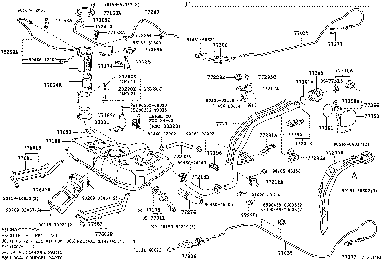 FUEL TANK & TUBE 1