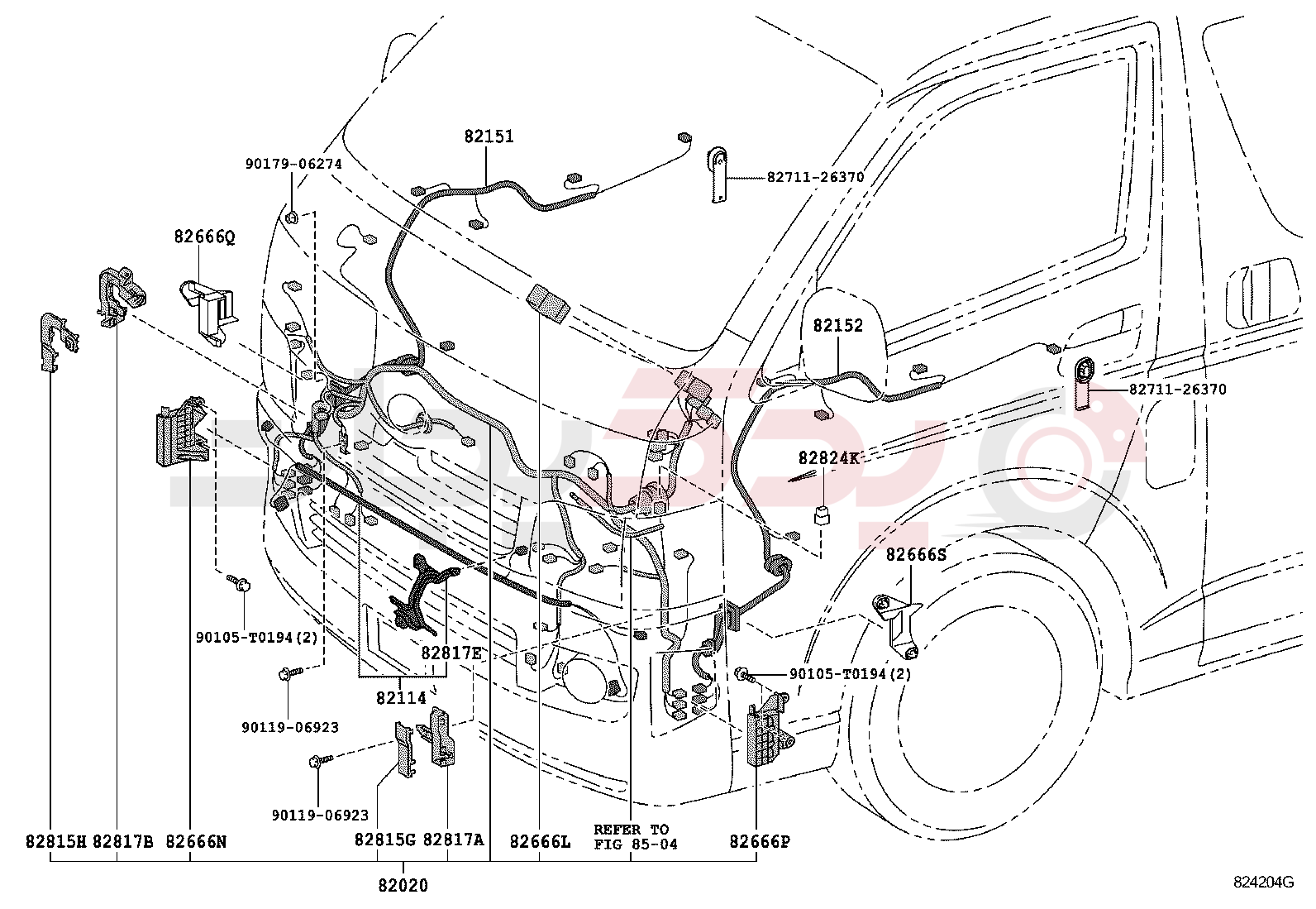 WIRING & CLAMP 4