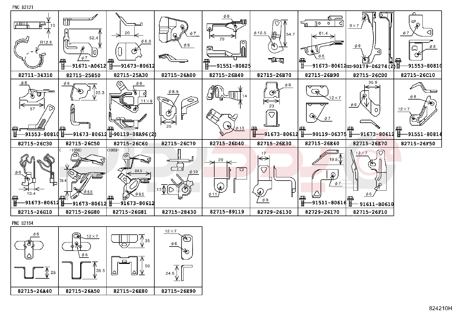 WIRING & CLAMP 12