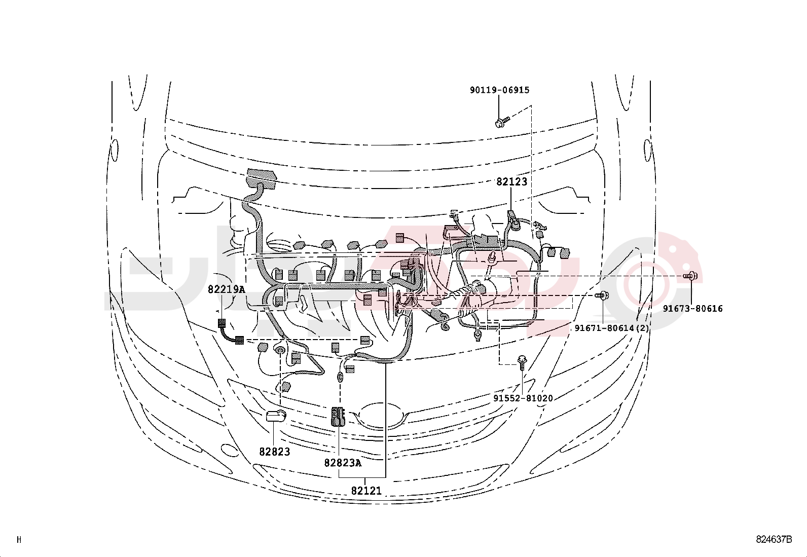 WIRING & CLAMP 2