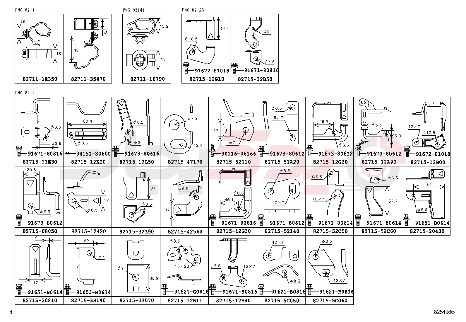 WIRING & CLAMP 6