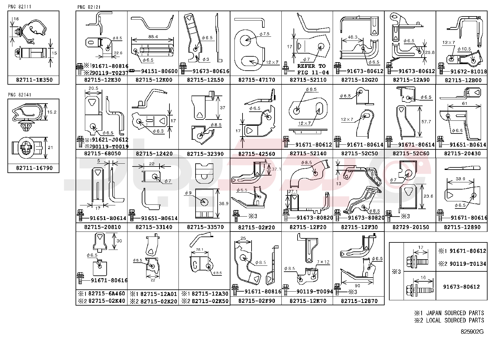 WIRING & CLAMP 7