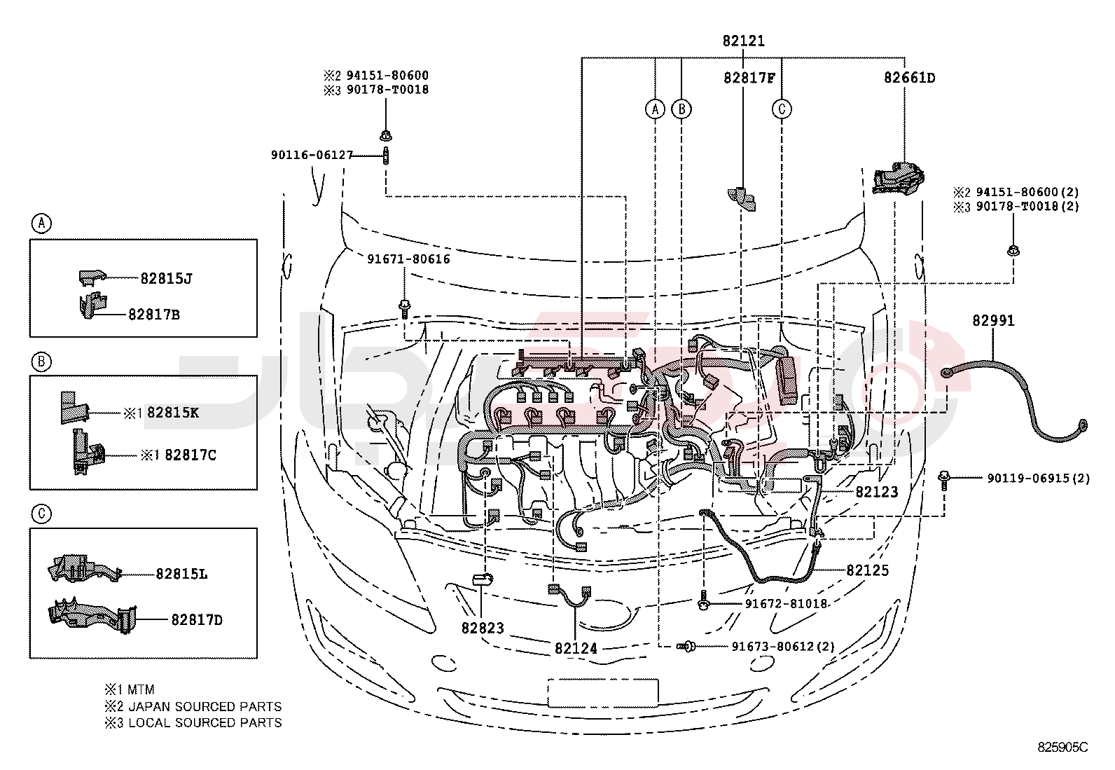 WIRING & CLAMP 2