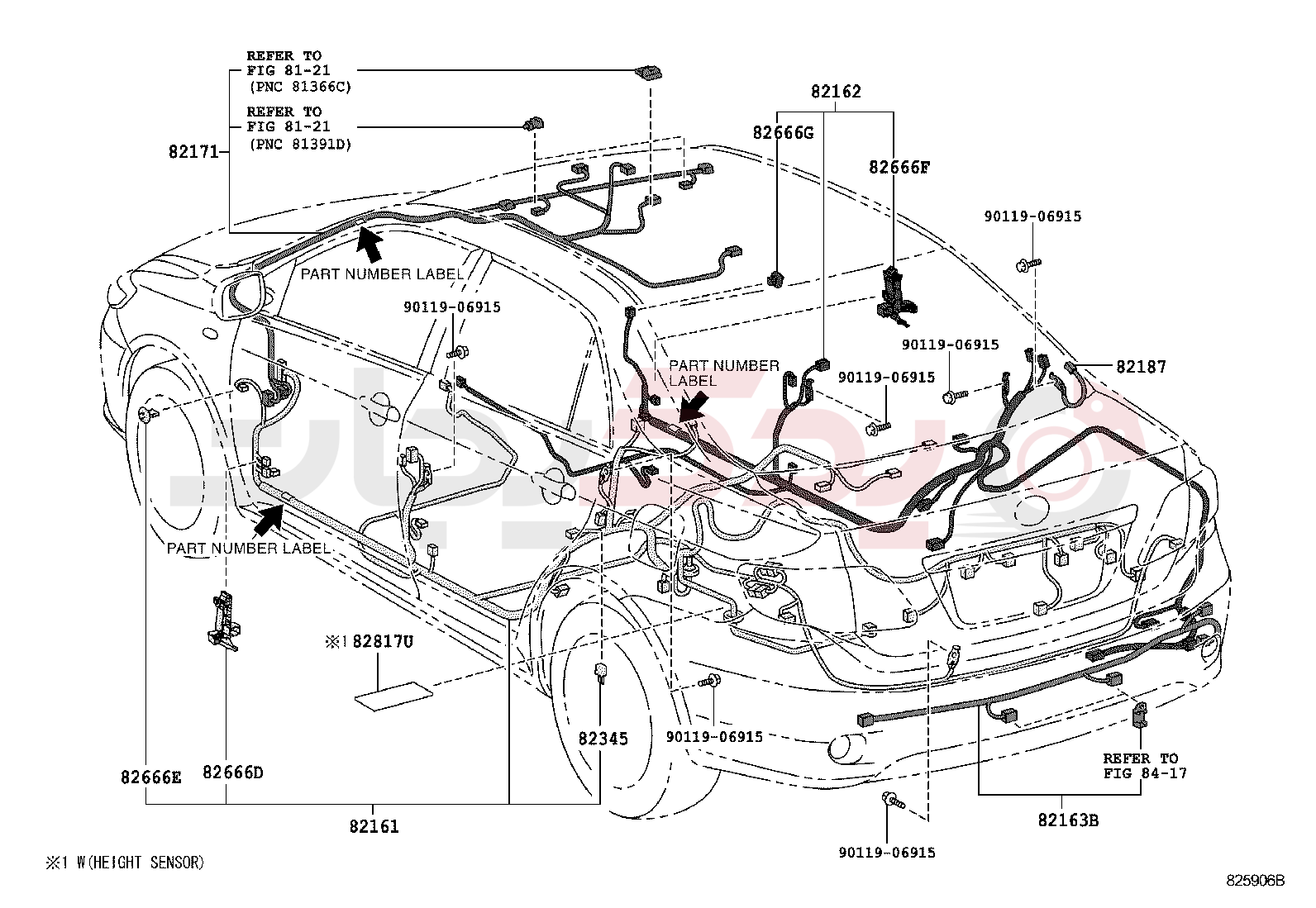 WIRING & CLAMP 5