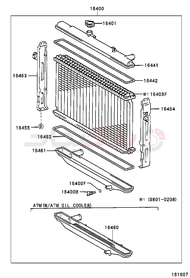 RADIATOR & WATER OUTLET 2