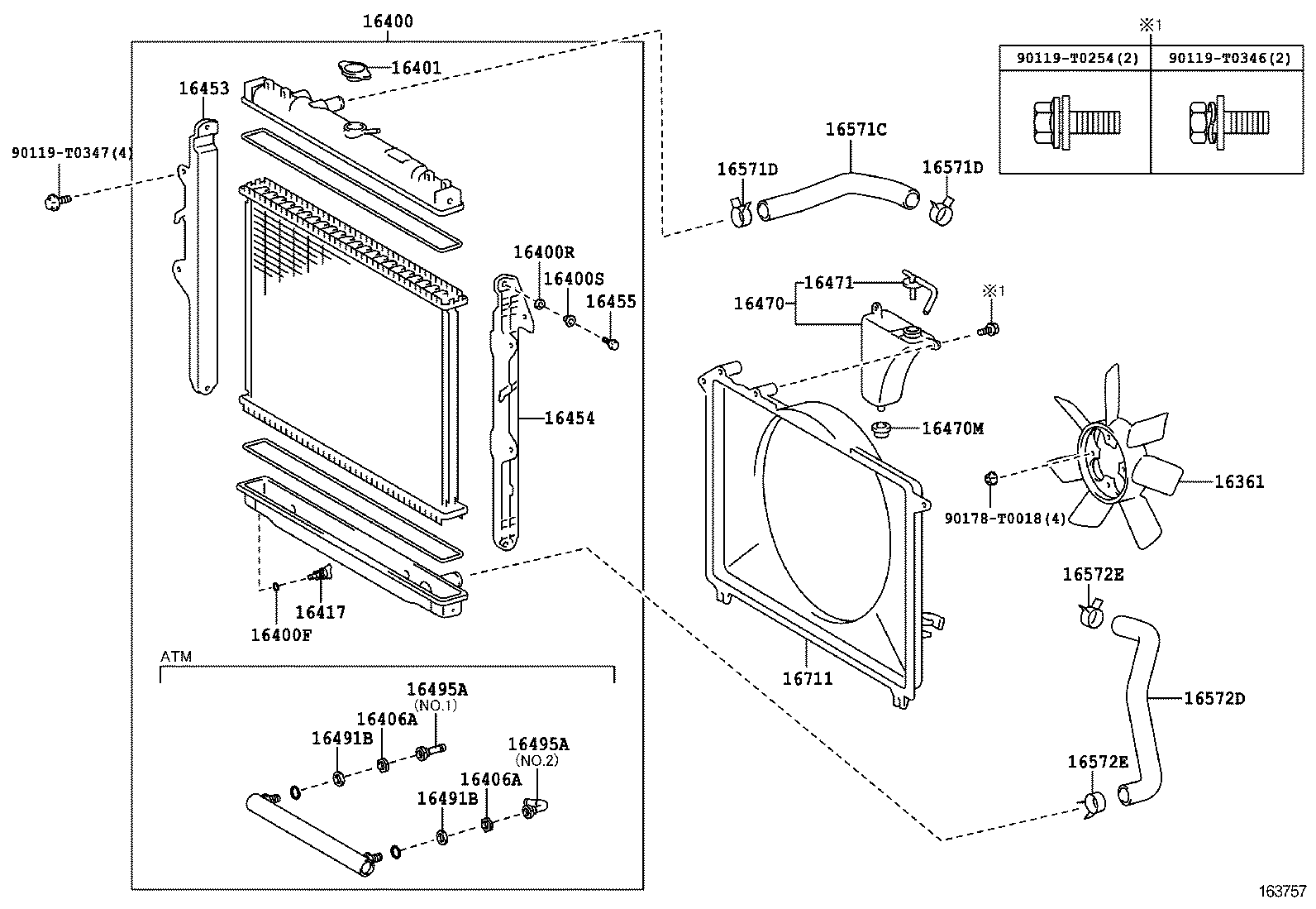 RADIATOR & WATER OUTLET 1