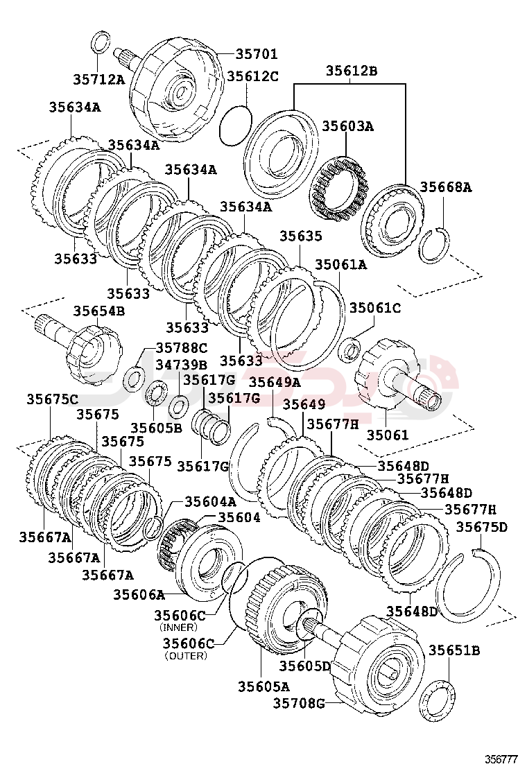 BRAKE BAND & MULTIPLE DISC CLUTCH (ATM) 3