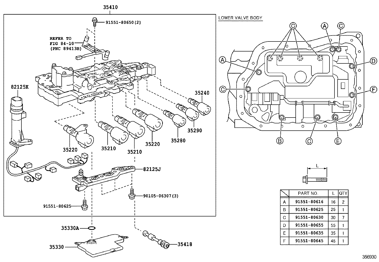 VALVE BODY & OIL STRAINER (ATM) 1