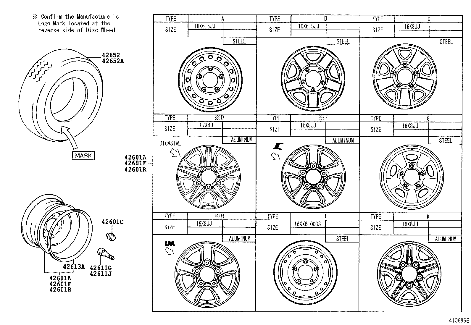 DISC WHEEL & WHEEL CAP 1