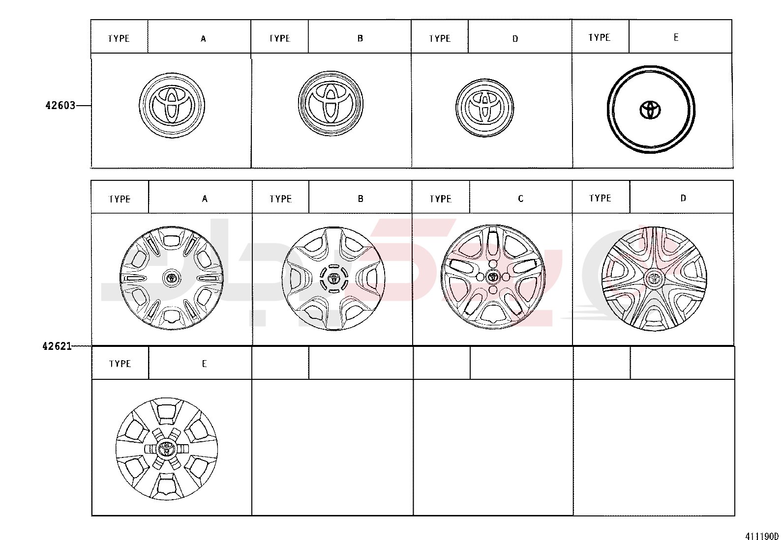 DISC WHEEL & WHEEL CAP 2