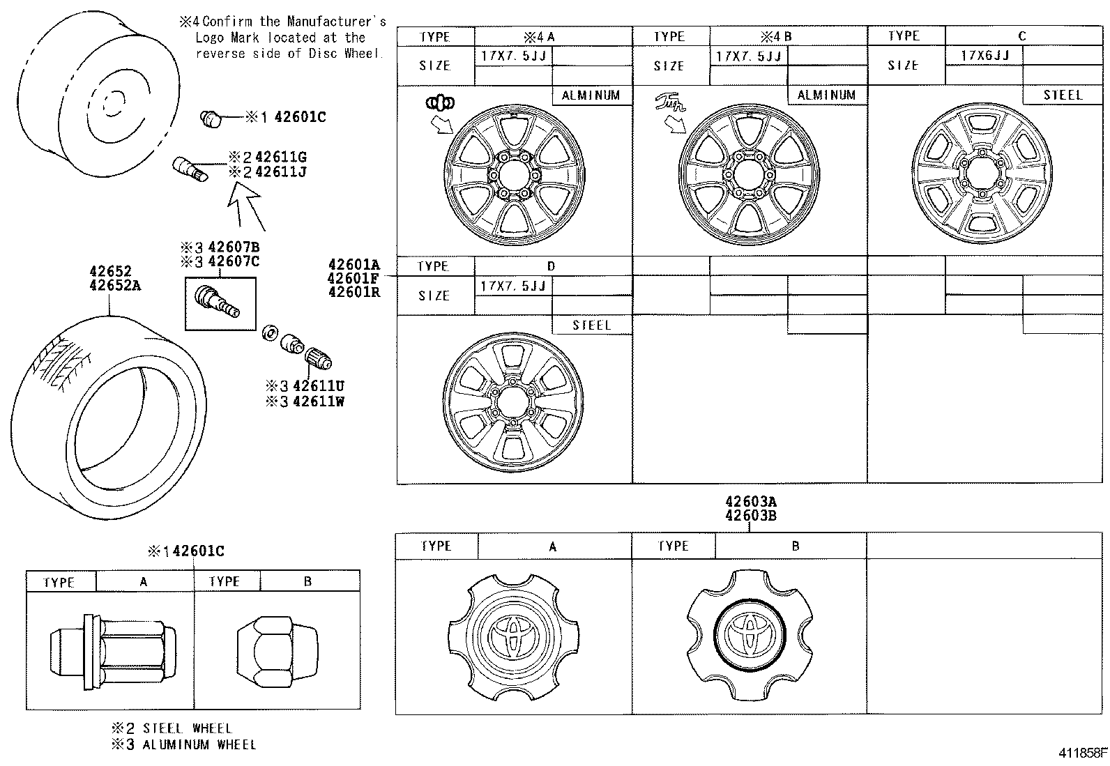 DISC WHEEL & WHEEL CAP 1