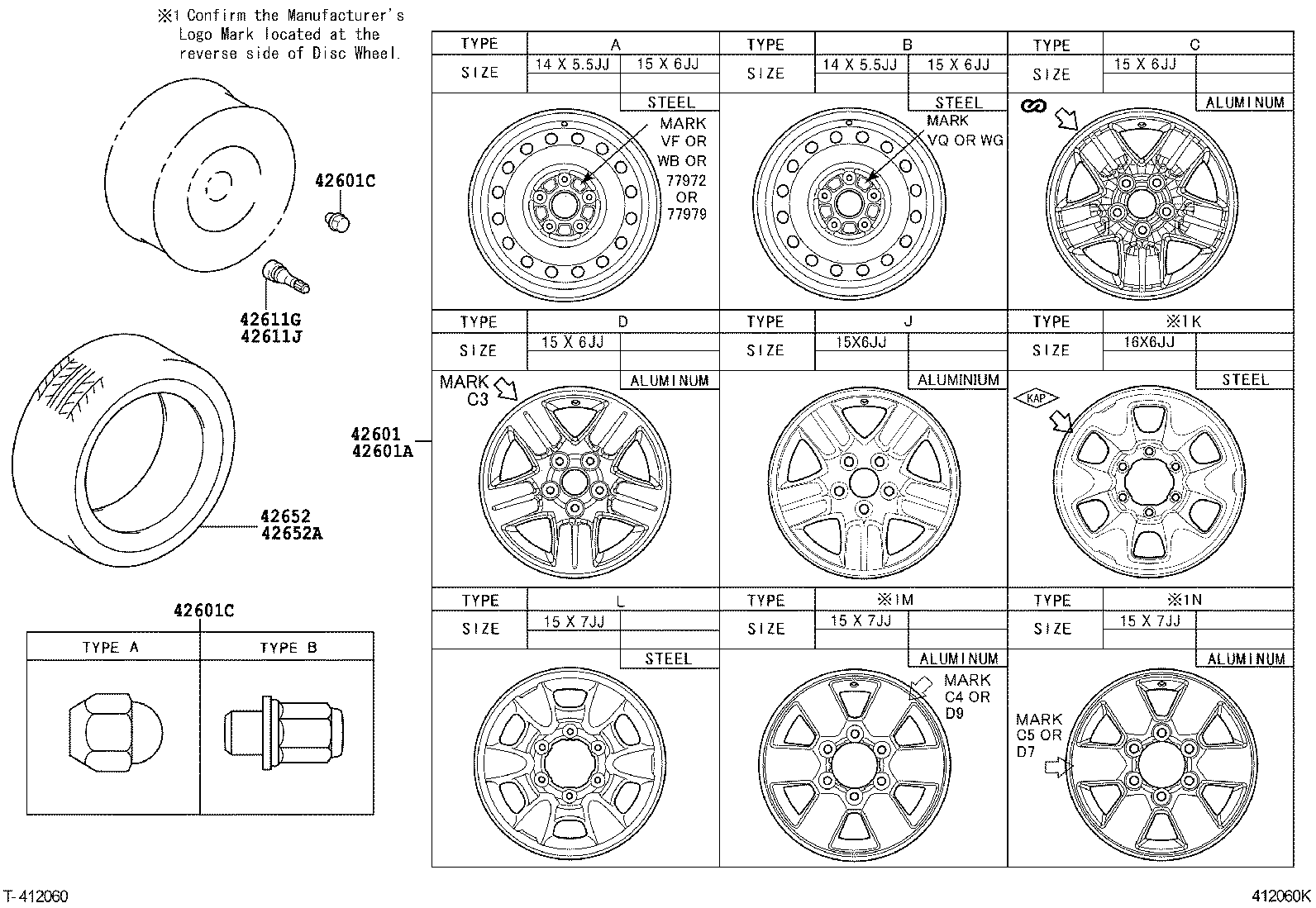 DISC WHEEL & WHEEL CAP 1