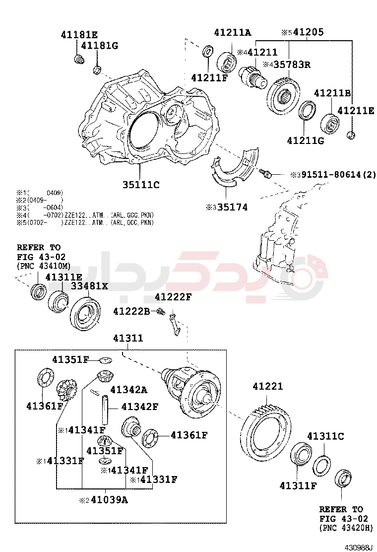 FRONT AXLE HOUSING & DIFFERENTIAL 3