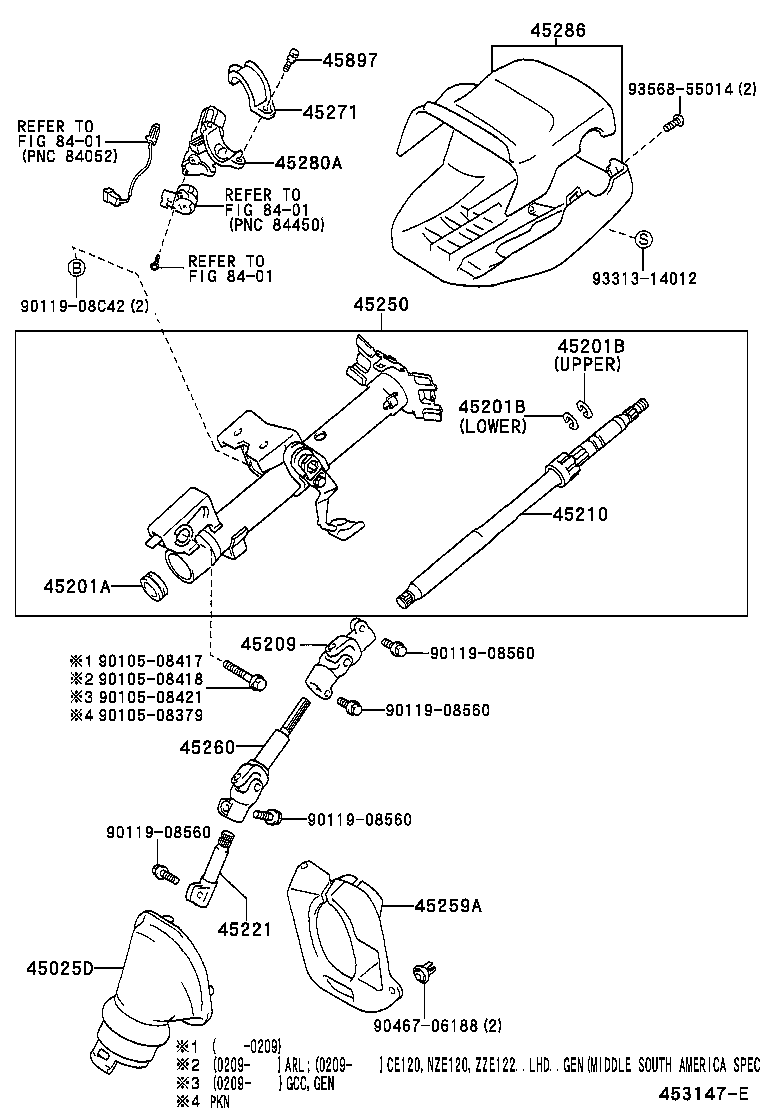 STEERING COLUMN & SHAFT 1