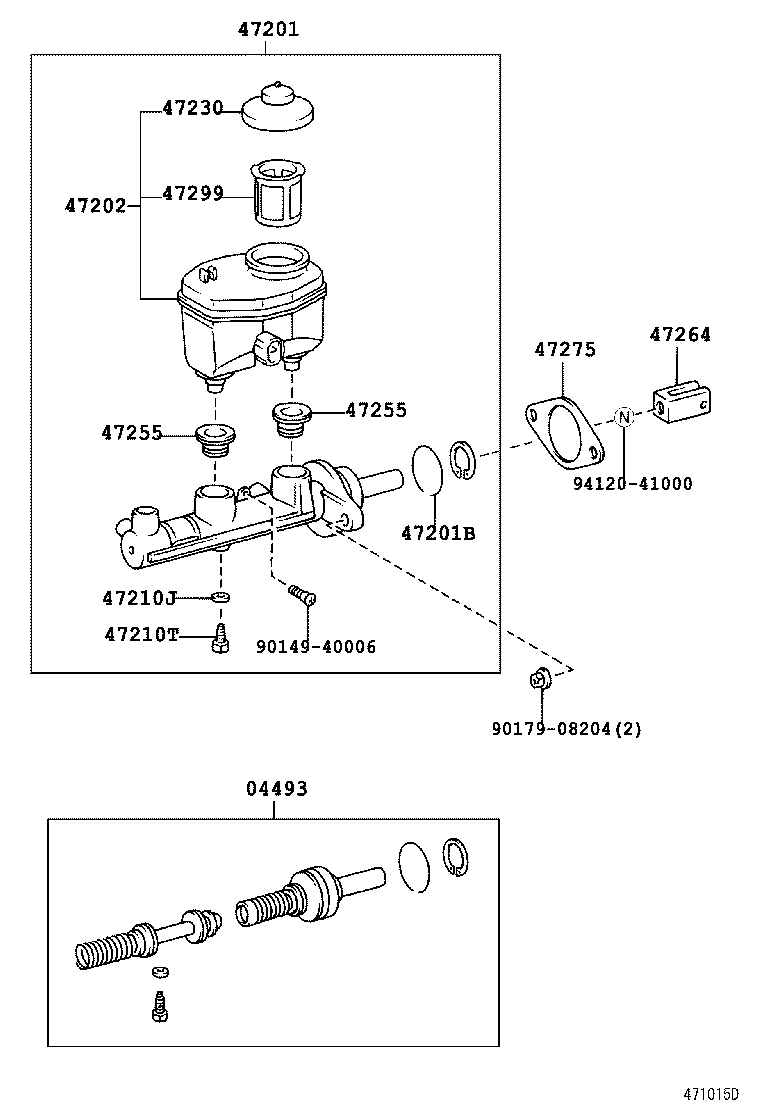 BRAKE MASTER CYLINDER 1