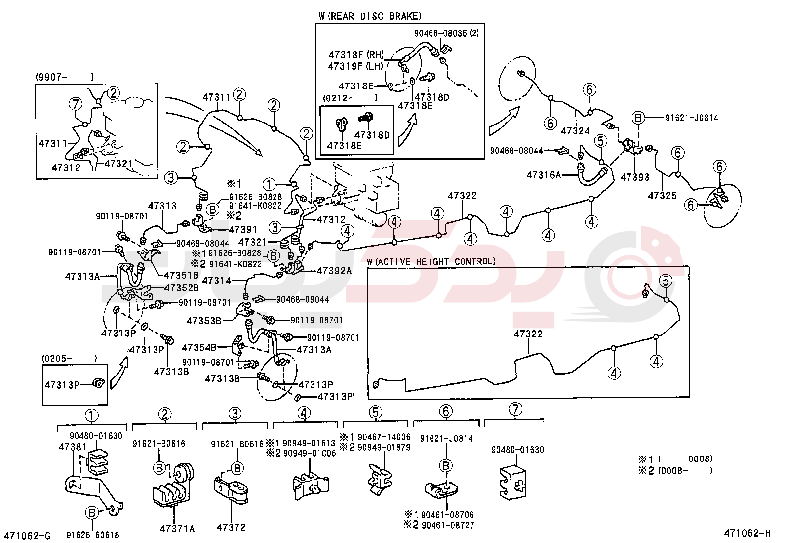 BRAKE TUBE & CLAMP 4