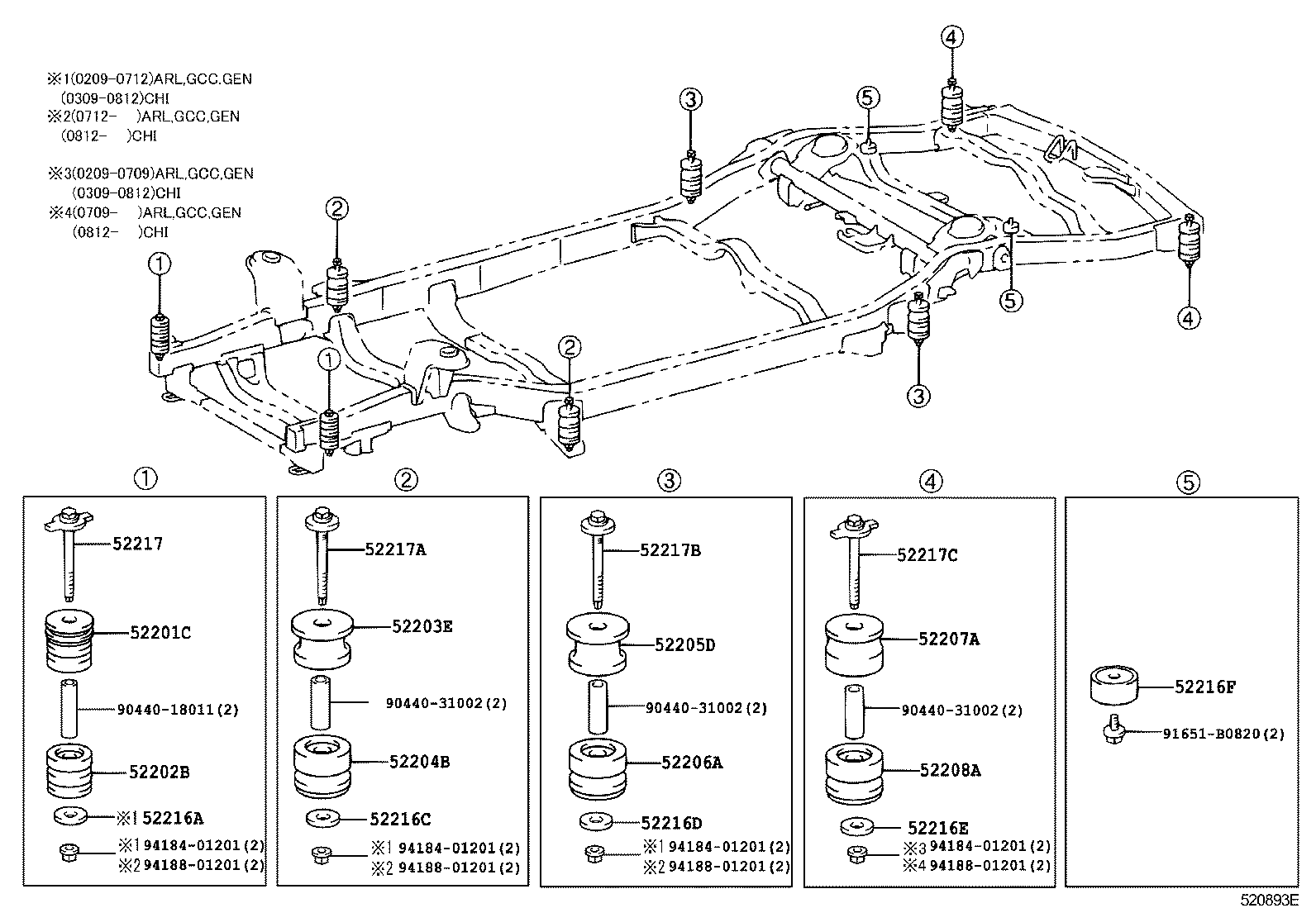 CAB MOUNTING & BODY MOUNTING 1