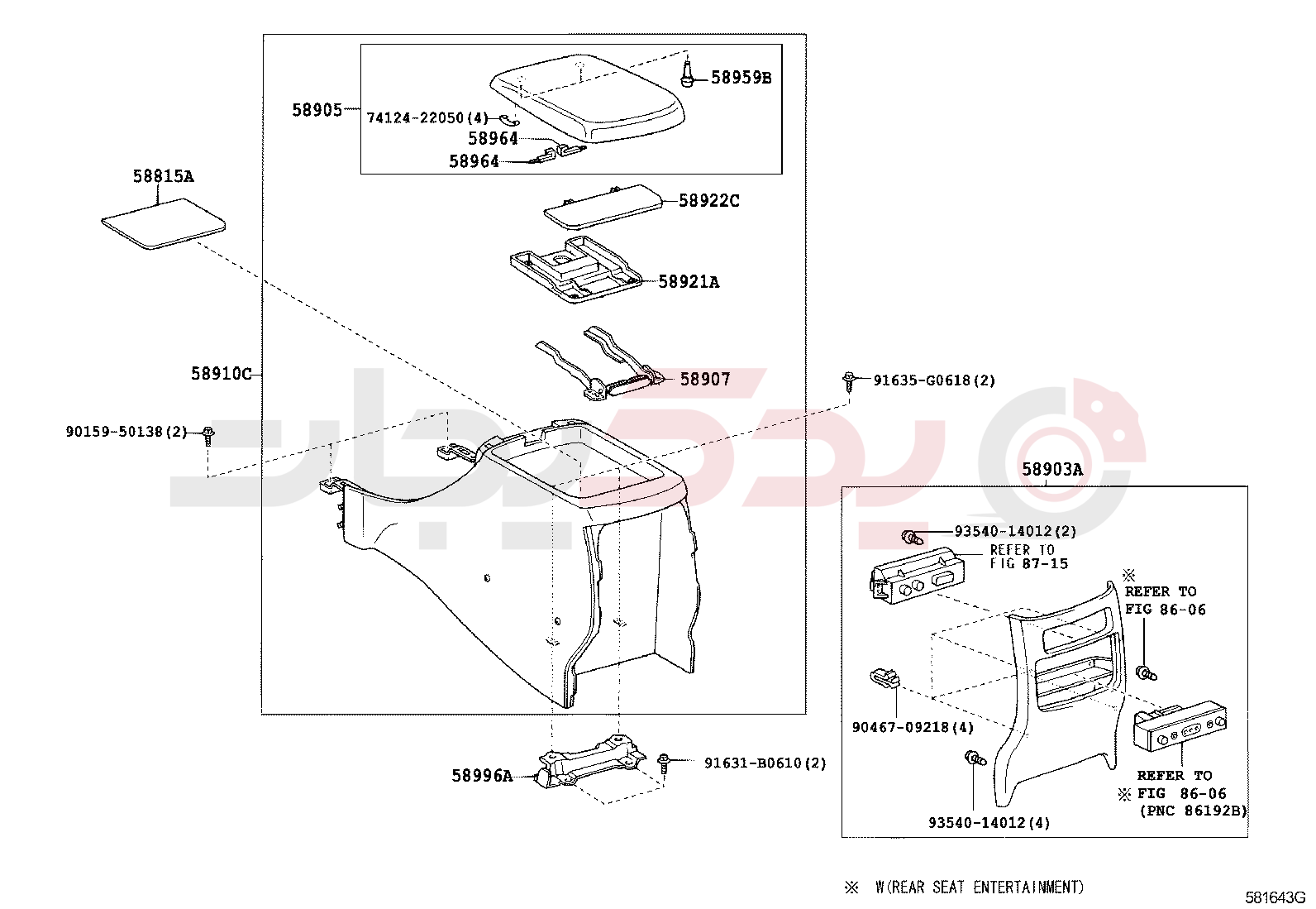 CONSOLE BOX & BRACKET 2