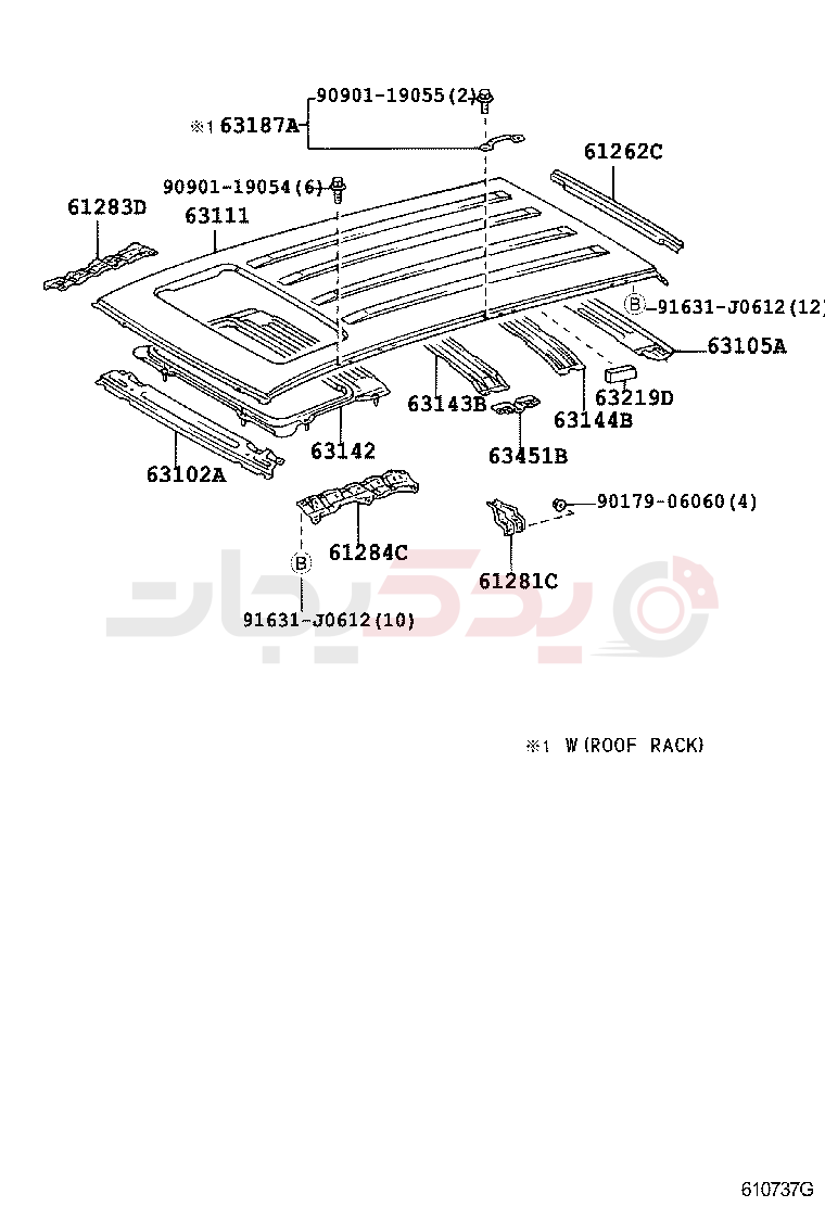 ROOF PANEL & BACK PANEL 2