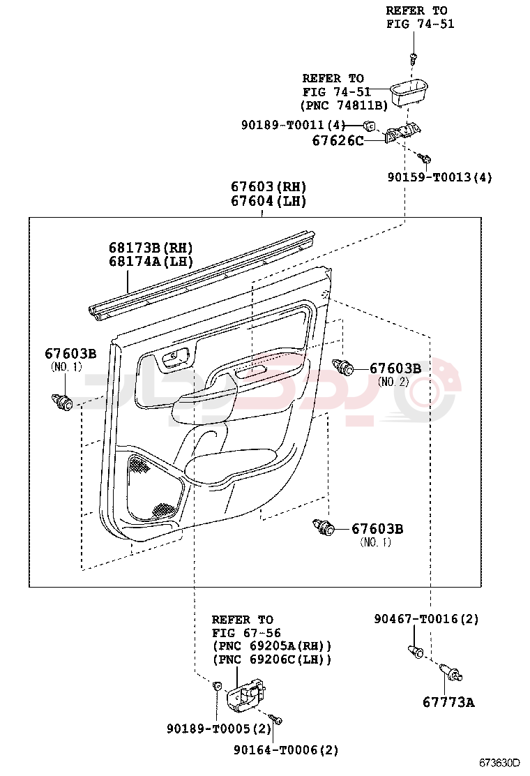 REAR DOOR PANEL & GLASS 2