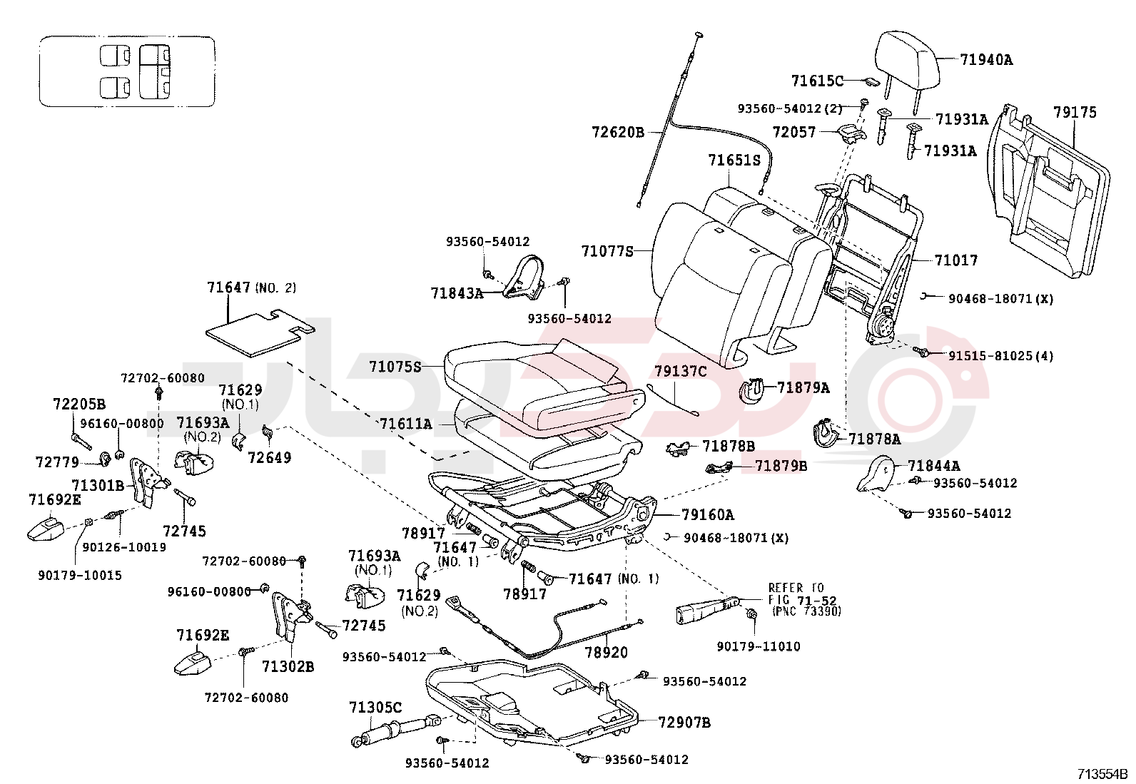 SEAT & SEAT TRACK 5