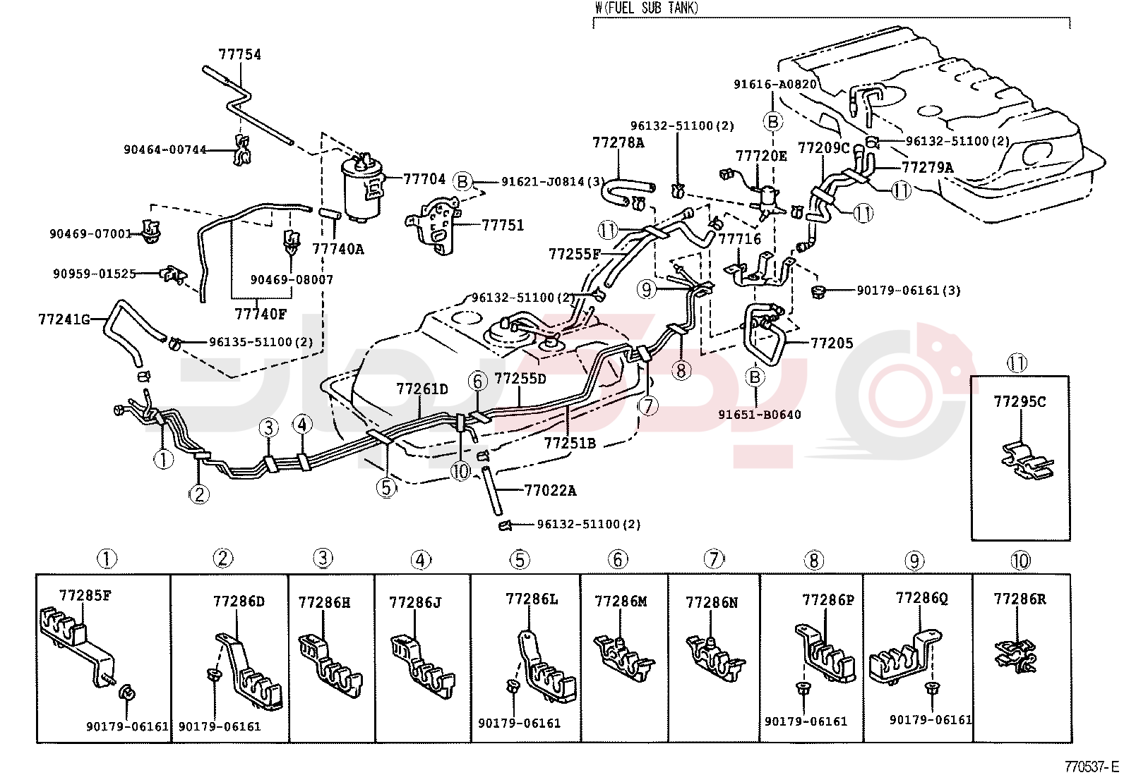 FUEL TANK & TUBE 2