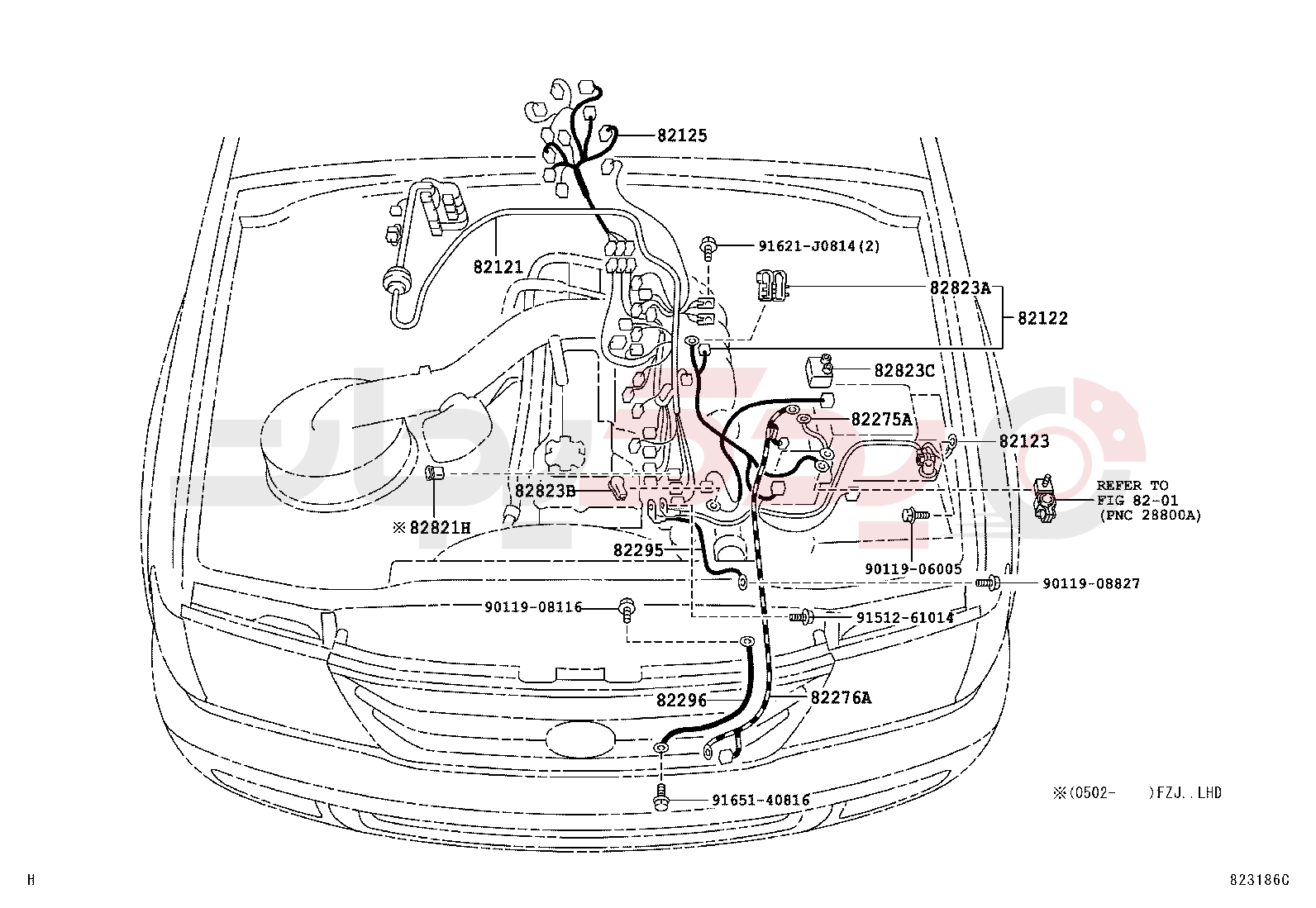 WIRING & CLAMP 2