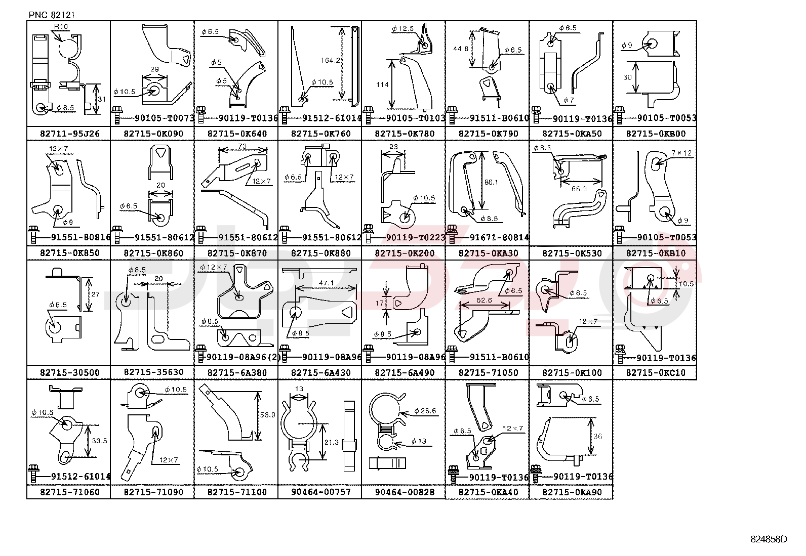 WIRING & CLAMP 7