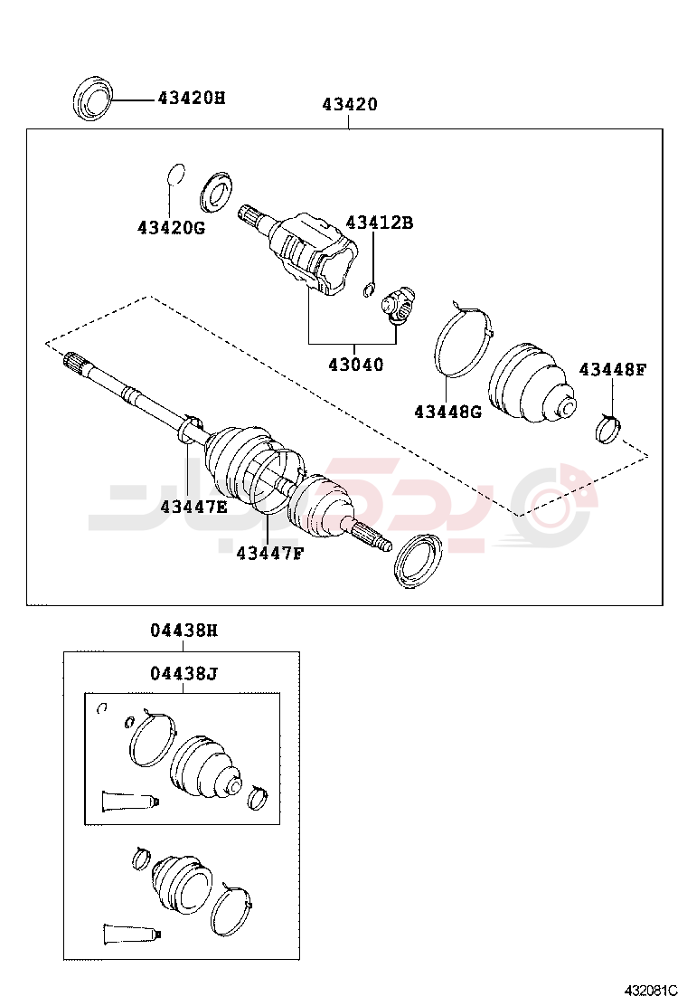 FRONT DRIVE SHAFT 2