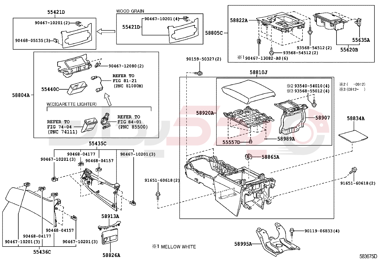 CONSOLE BOX & BRACKET 3