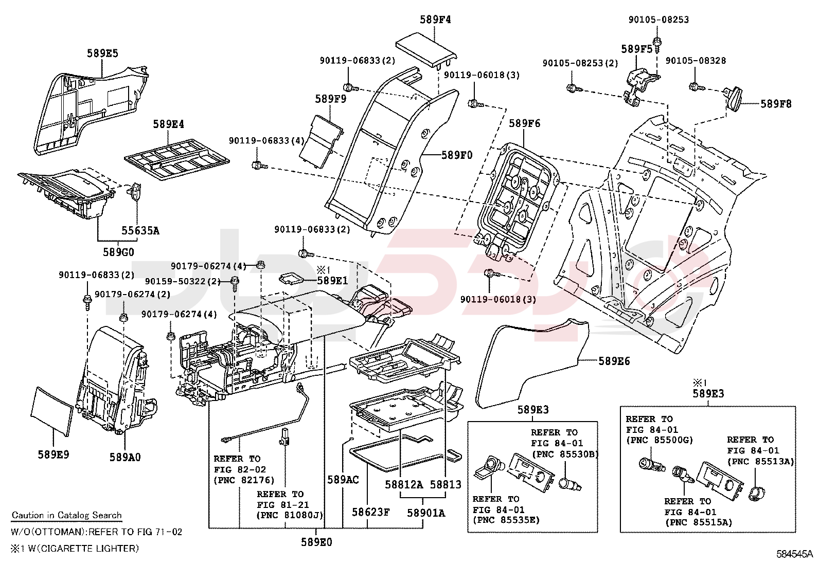 CONSOLE BOX & BRACKET 5