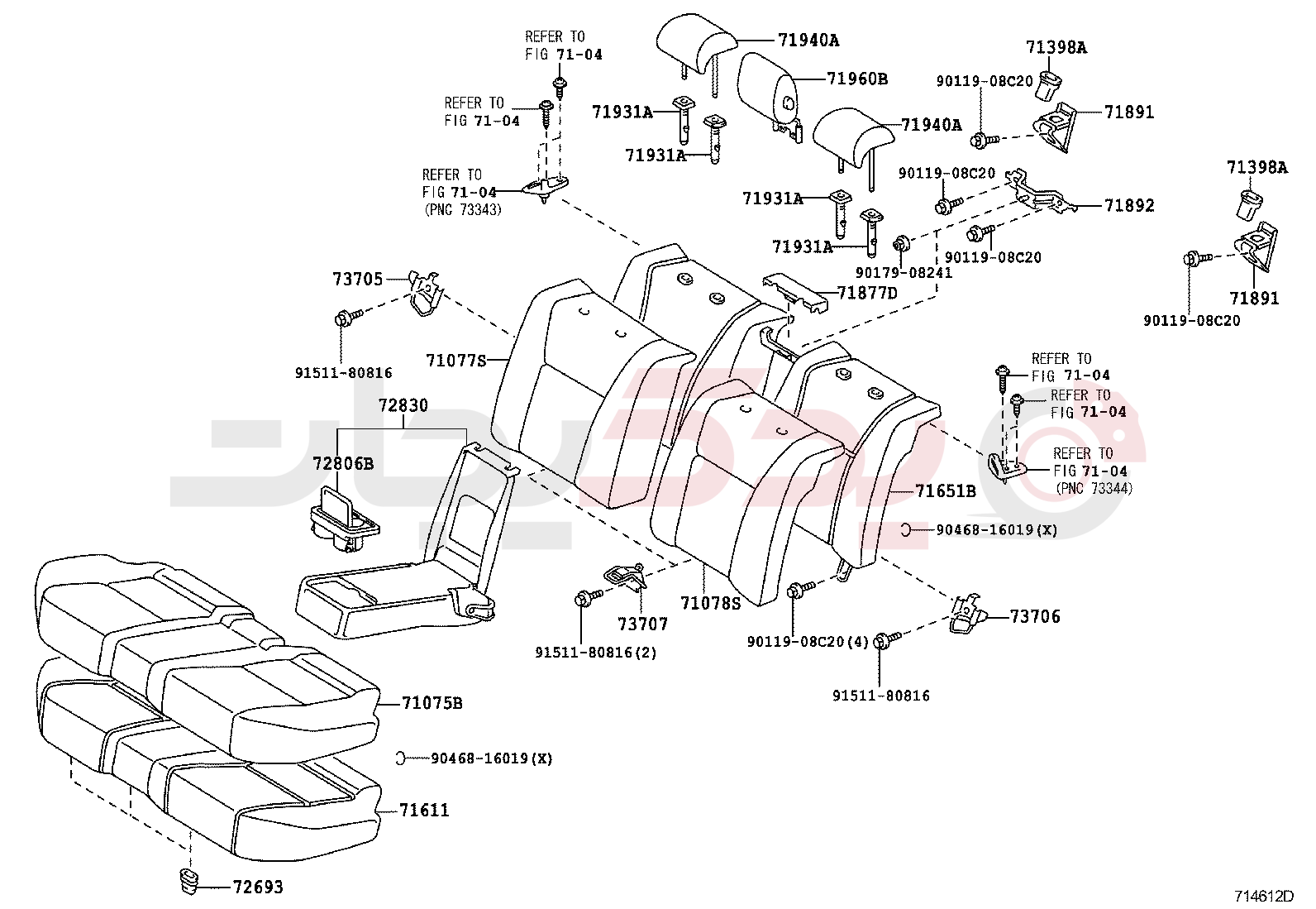 REAR SEAT & SEAT TRACK 5