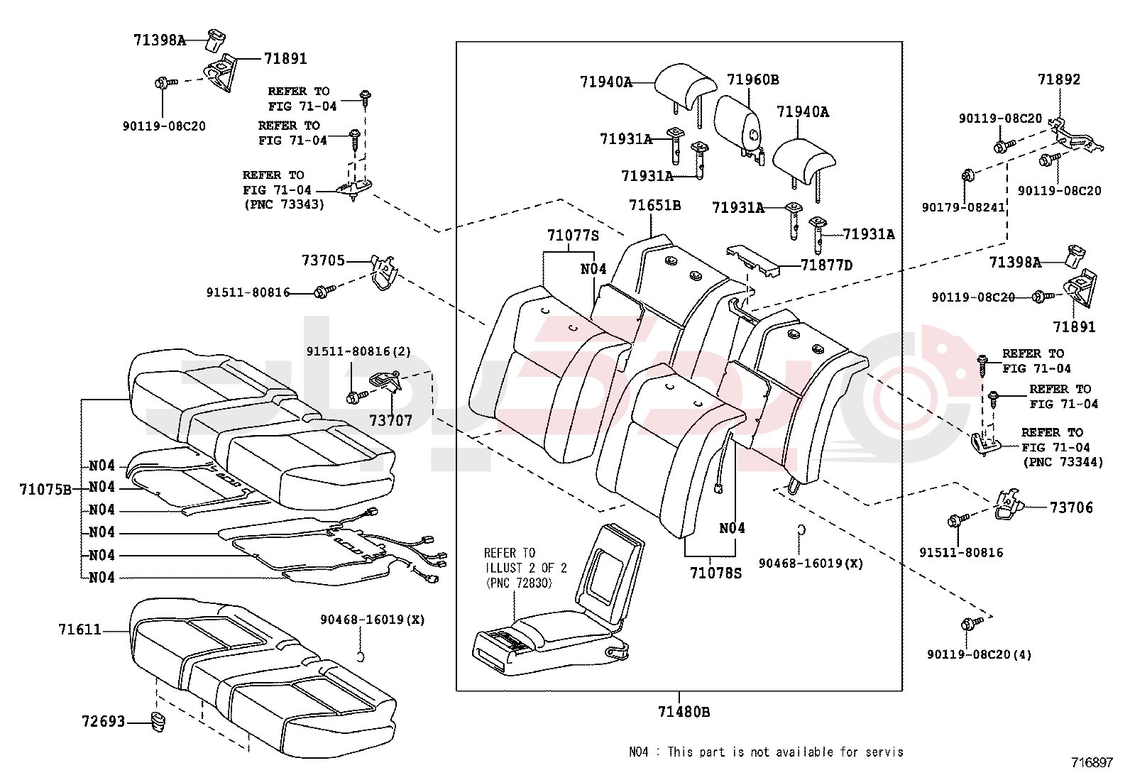 REAR SEAT & SEAT TRACK 8