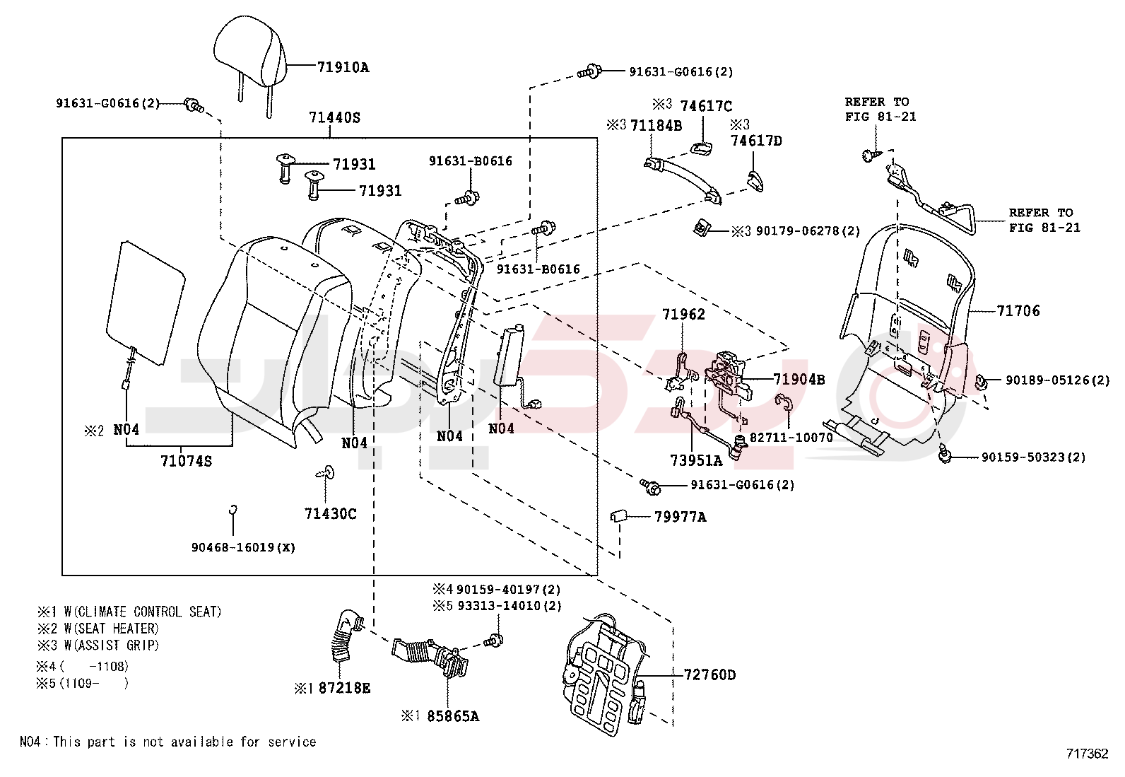 FRONT SEAT & SEAT TRACK 2