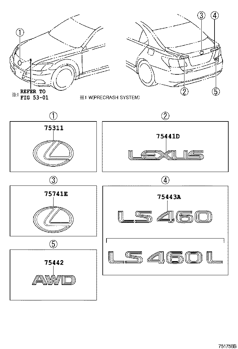 EMBLEM & NAME PLATE (EXTERIOR & INTERIOR) 1