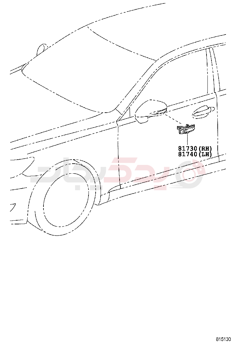 SIDE TURN SIGNAL LAMP & OUTER MIRROR LAMP 2