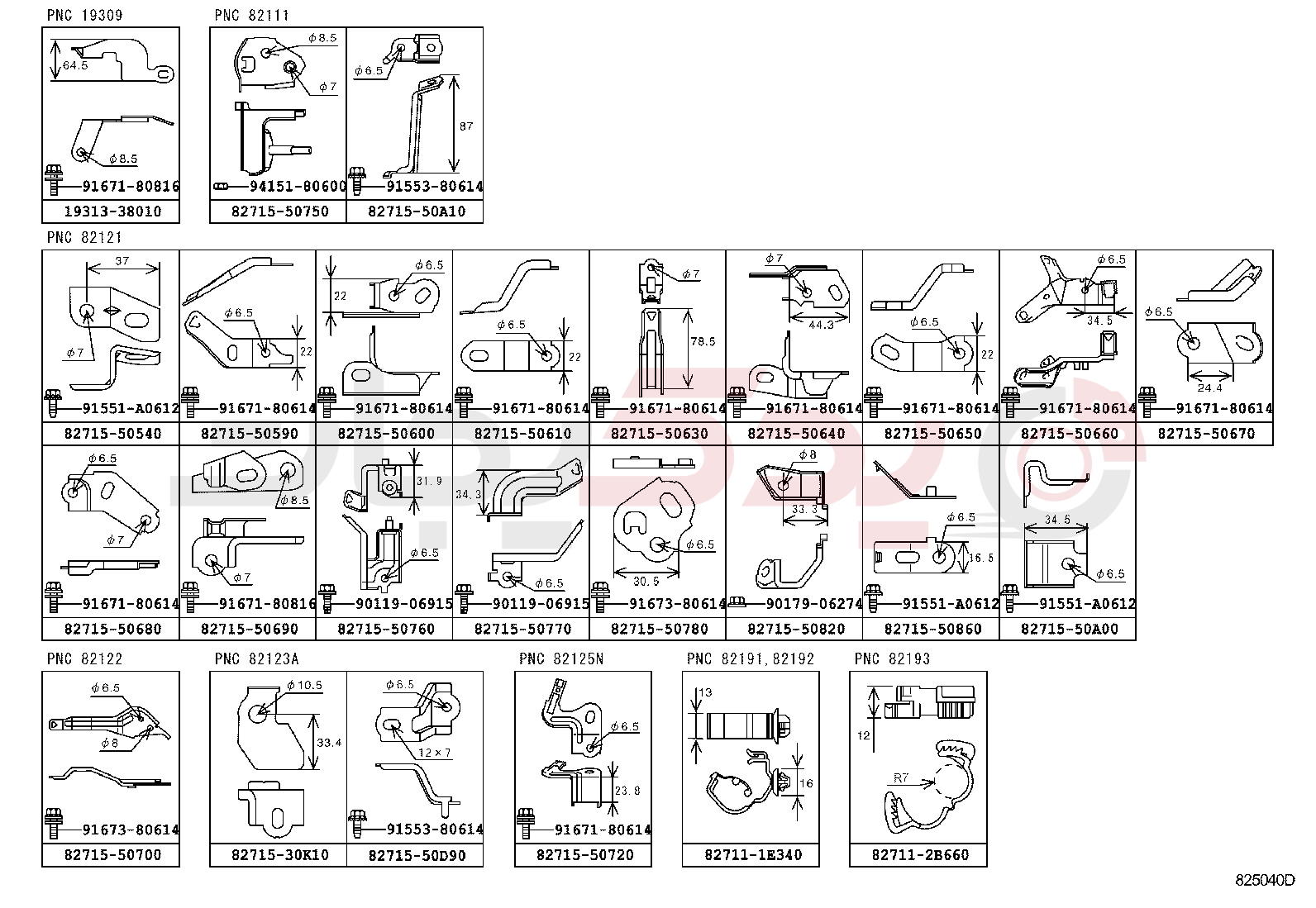 WIRING & CLAMP 12