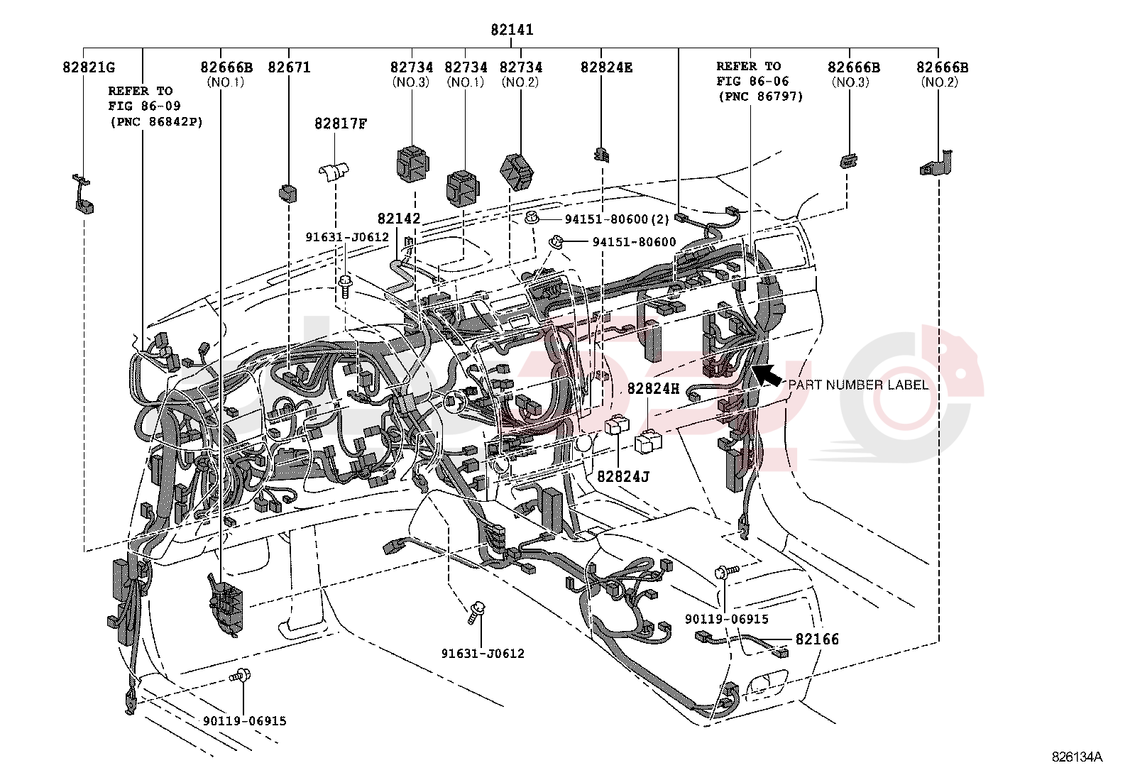 WIRING & CLAMP 4