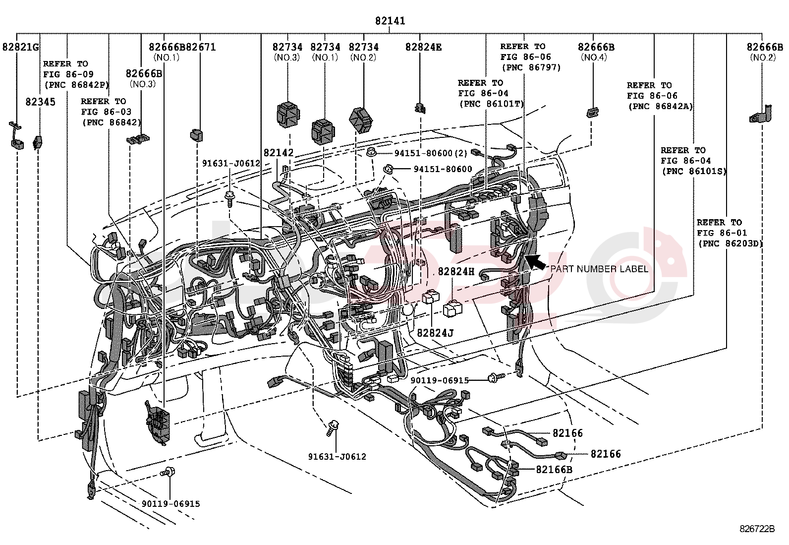 WIRING & CLAMP 5