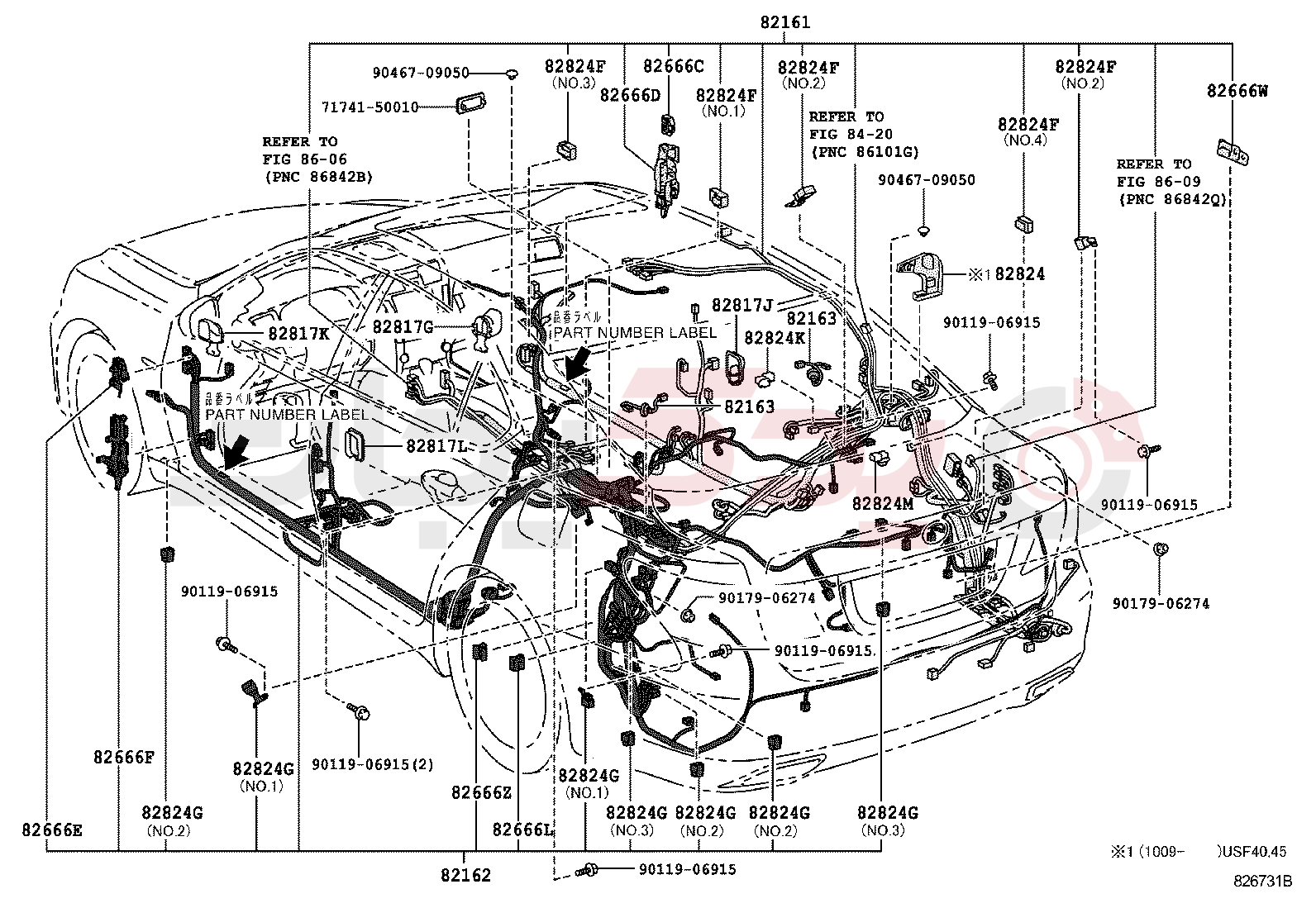 WIRING & CLAMP 8