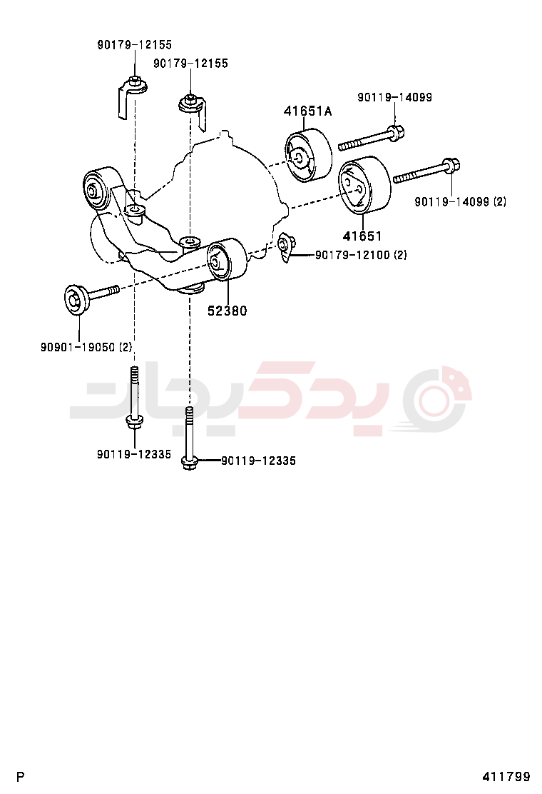 REAR AXLE HOUSING & DIFFERENTIAL 2