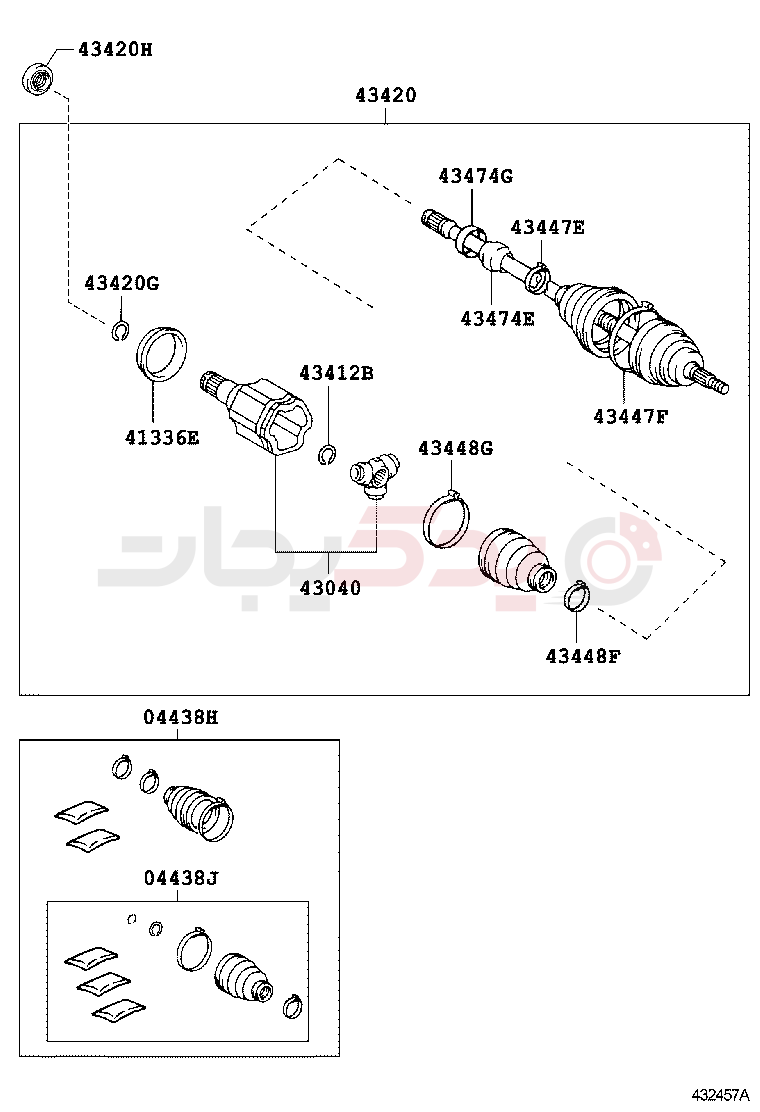 FRONT DRIVE SHAFT 2