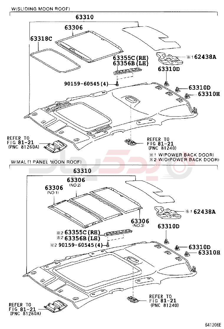 ROOF HEADLINING & SILENCER PAD 2