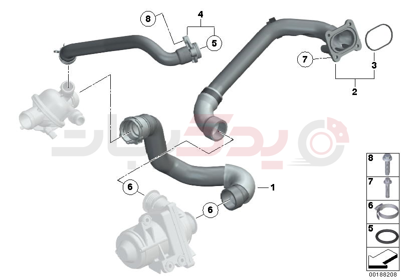 Cooling System Water Hoses 1