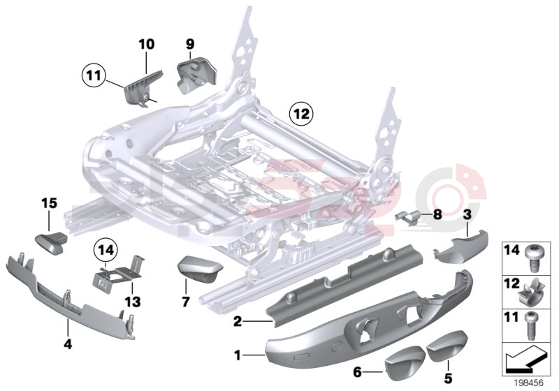 Seat front seat coverings 1