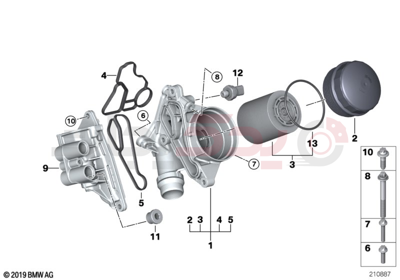 Lubrication system-Oil filter