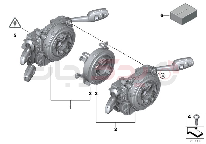 Switch cluster steering column 1