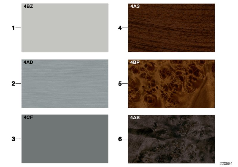 Sample page, interior trim strips 1