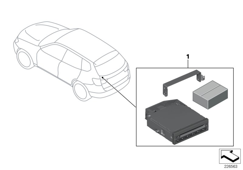 Retrofit kit, DVD changer